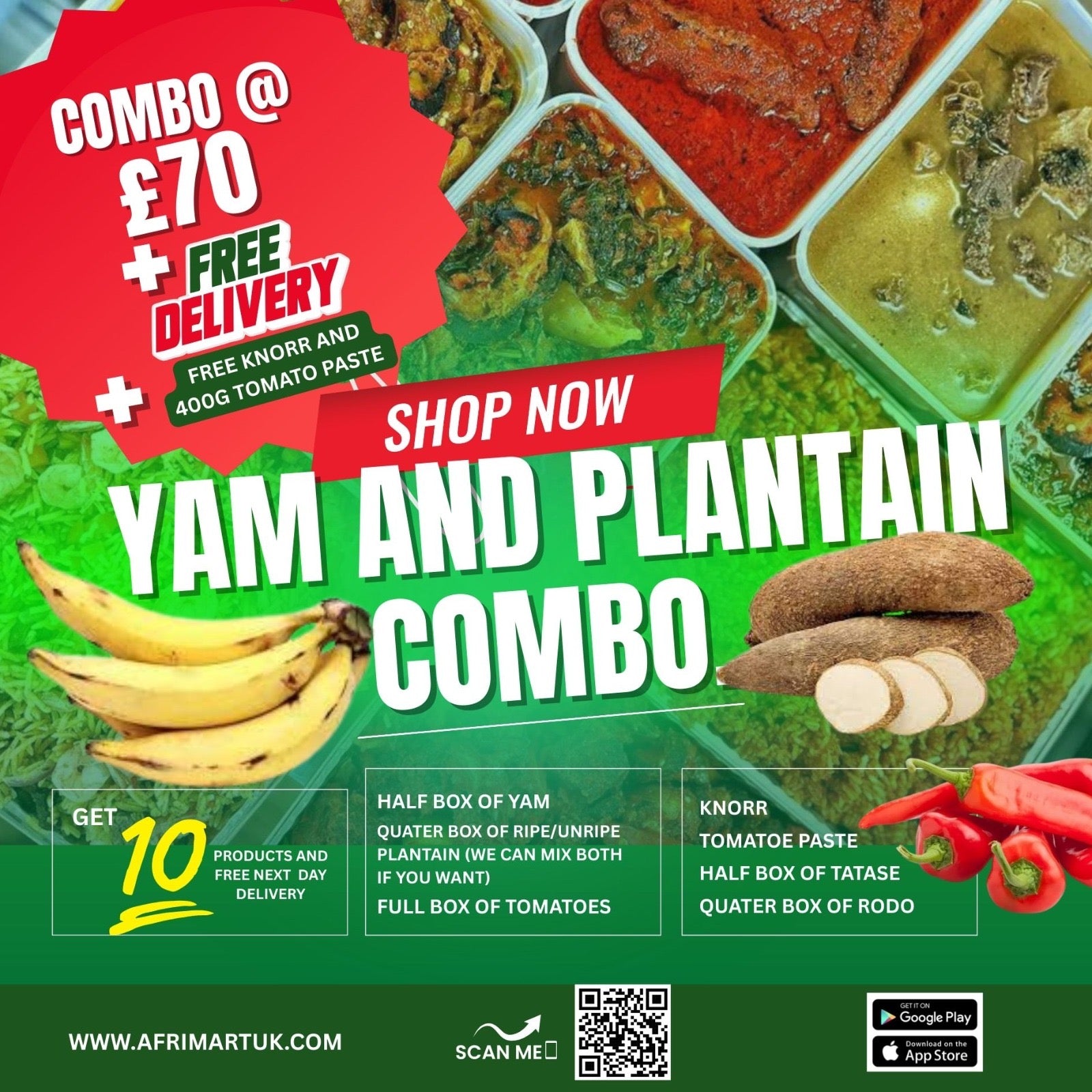 COMBO FREE NEXT DAY DELIVERY - 10 PRODUCTS FOOD SHARING COMBO PROMOTION ( ENTER COMBO TO GET FREE DELIVERY)