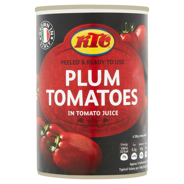 KTC Plum Tomato Tins - 400g - 12pax
