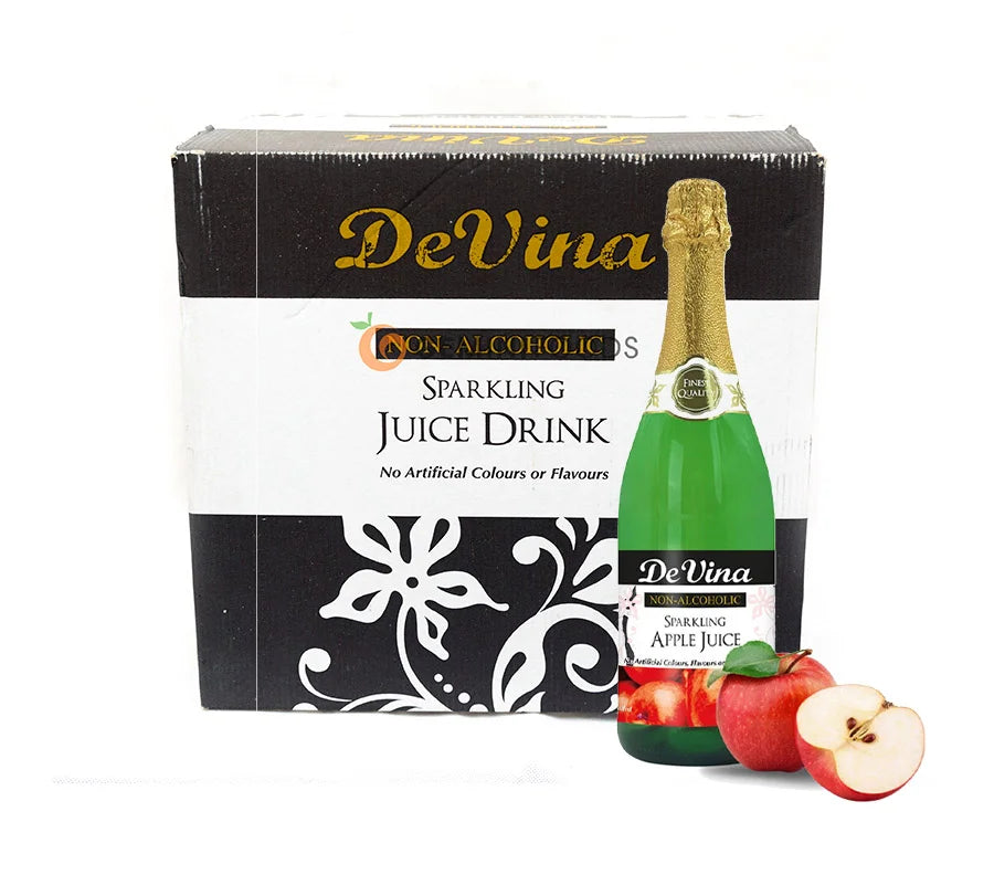non alcoholic devina wine, 750ml ( Apple wine , Red grape, white grape, ) - Red grape, 1 Bottle
