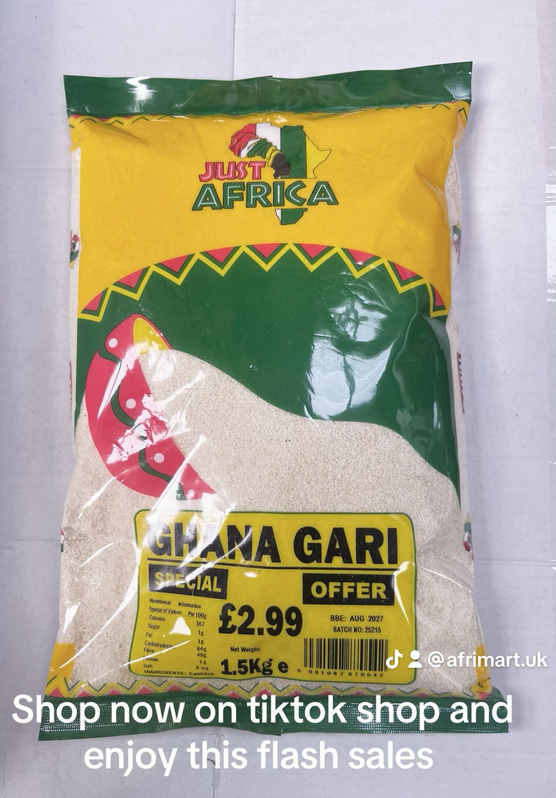 Ghana Garri 1.5kg
