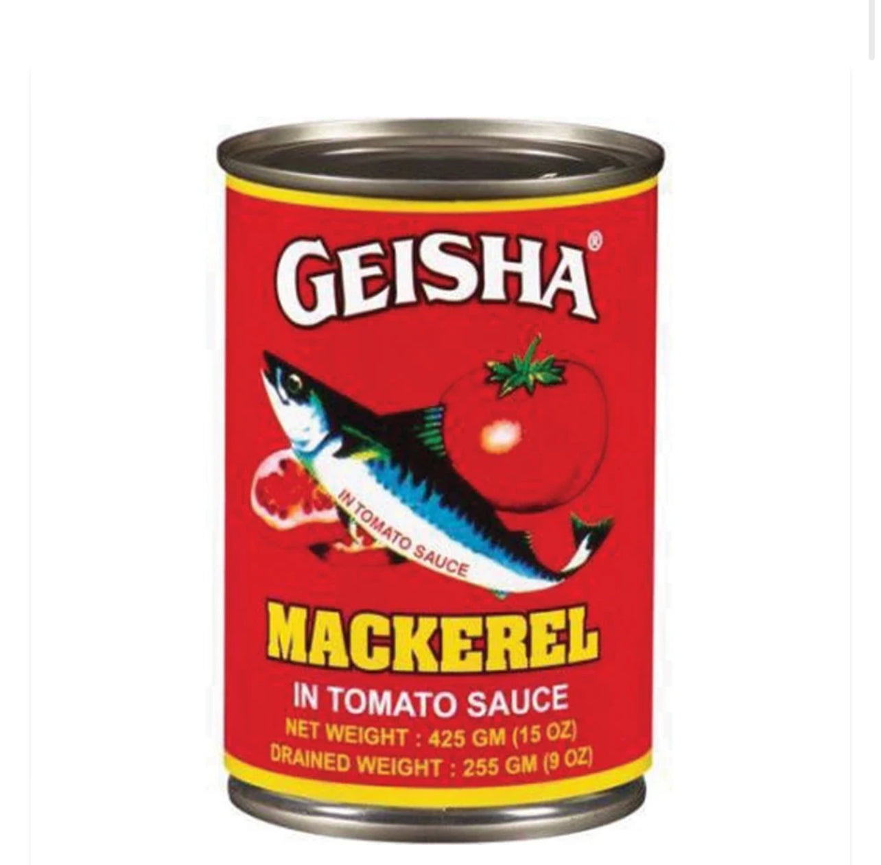 Geisha Mackerel - 155g - Green can