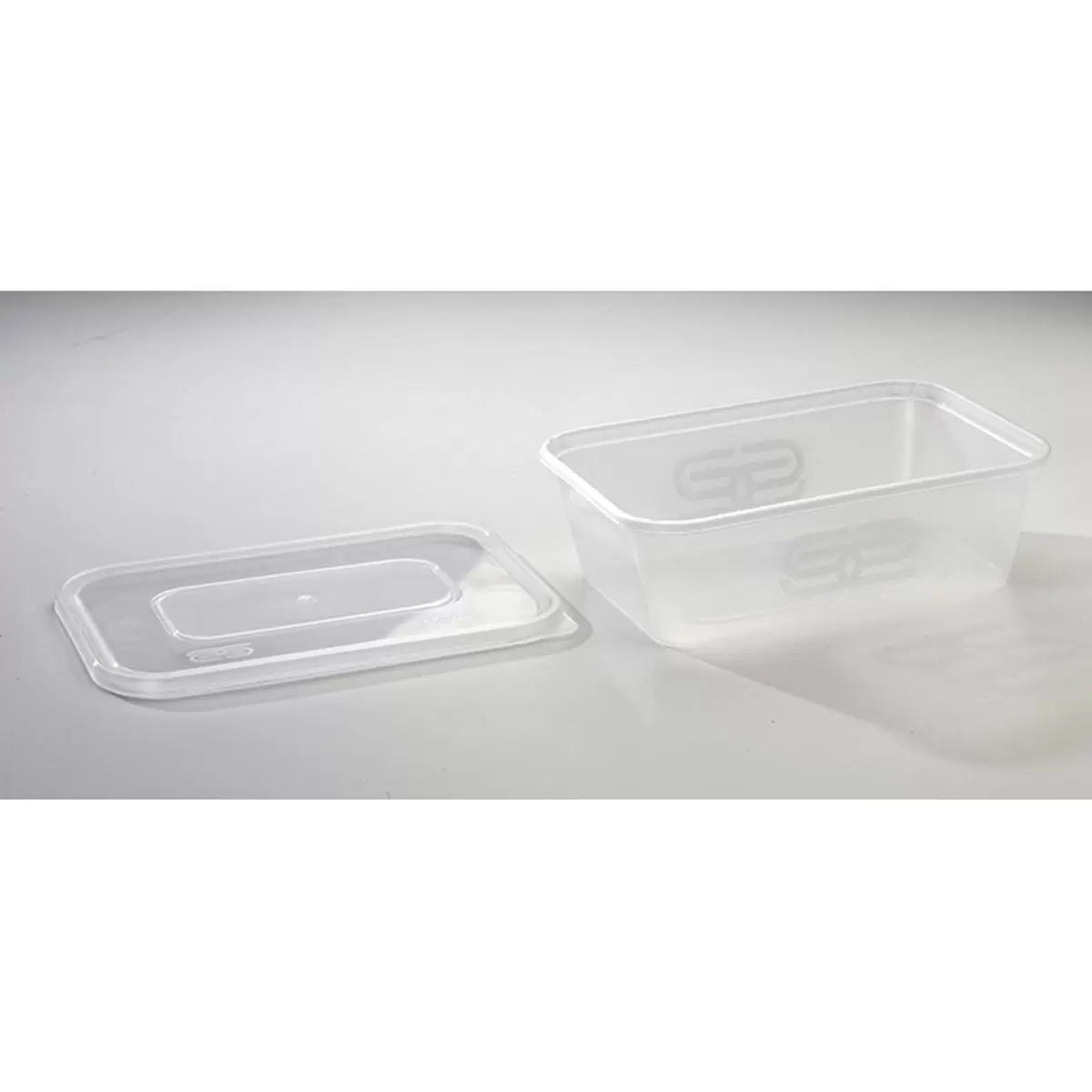 Plastic Takeaway Containers - 650ml - 20 pax