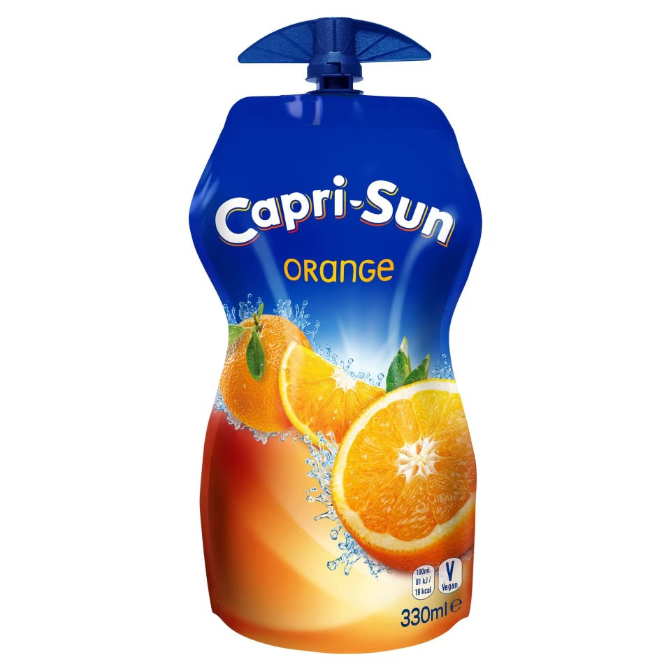 CAPRI-SUN JUICE - 330ML - box of 12, Orange