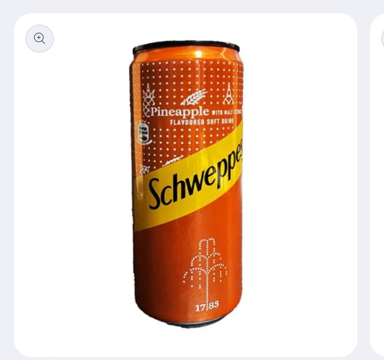 SCHWEPPES PINEAPPLE -33CL - 24 Bottles