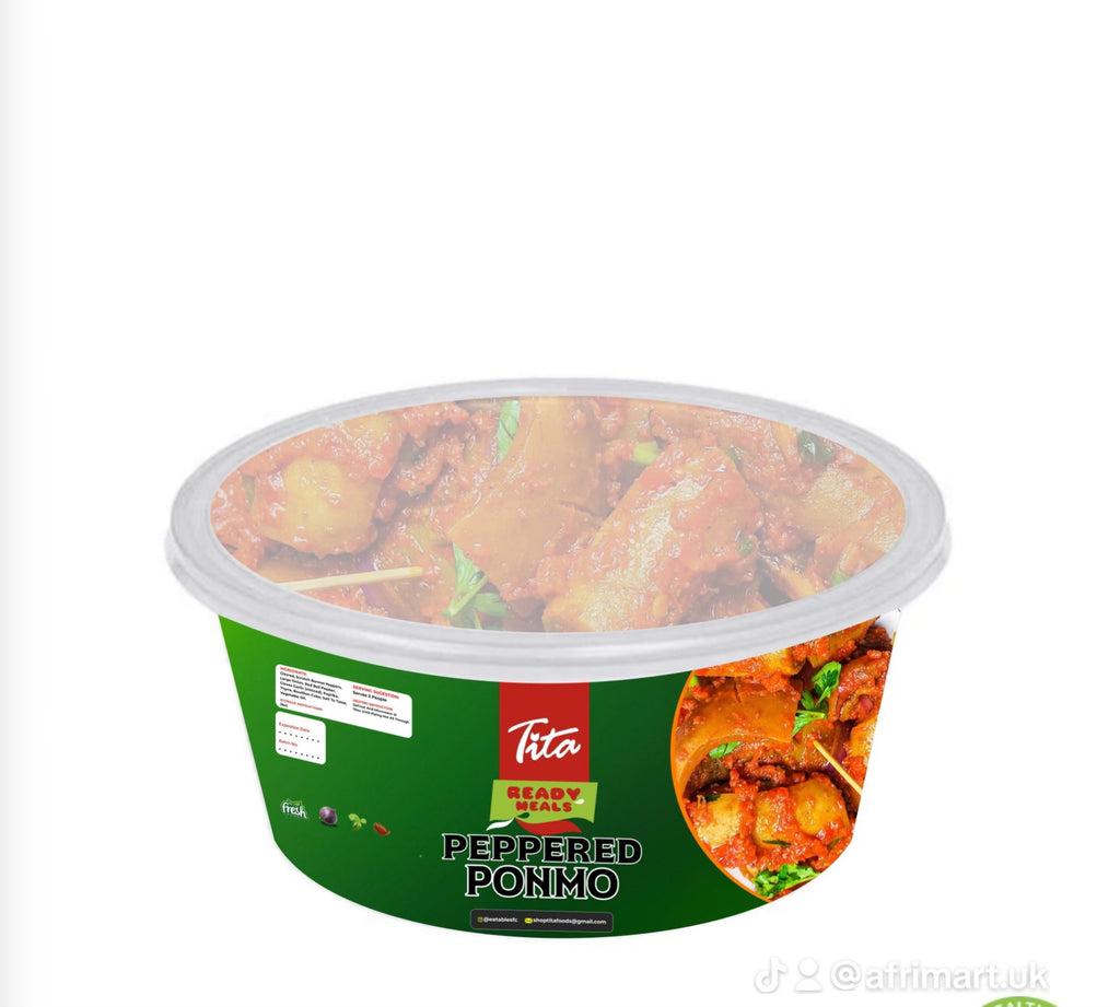 Delicious Frozen Peppered  Kpomo meat  (400g -500g) Spice level - Mild