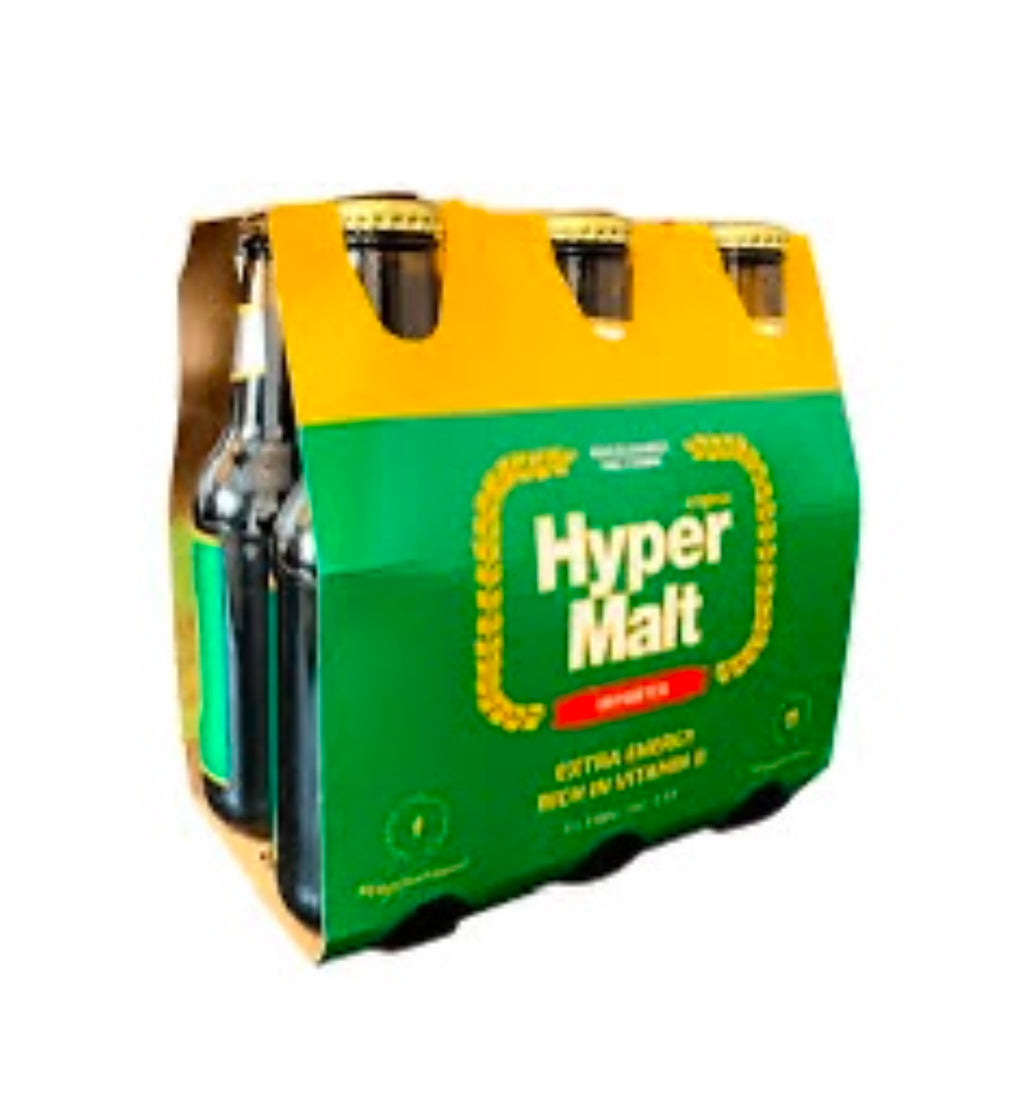 Hyper malt 6pax - 24pax 330ml ( can & bottle) - 6 bottles