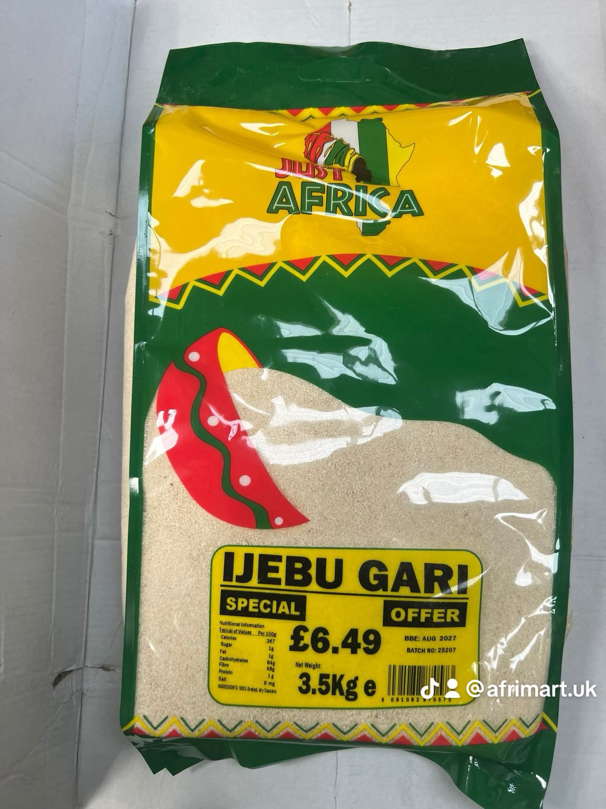 Yellow Garri 3.5kg