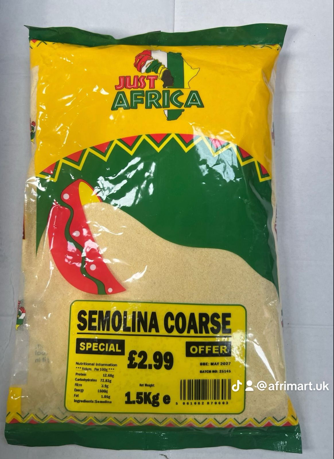 Semolina Coarse 1.5kg