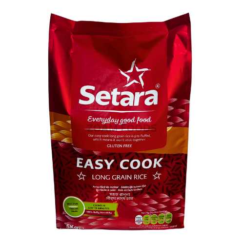 Setara Long Grain Easy Cook Rice 5kg -10kg - 10kg