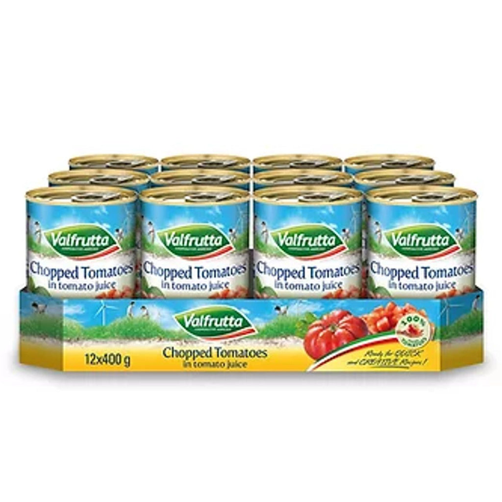 Valfrutta Chopped Tomatoes 400g - 12pax