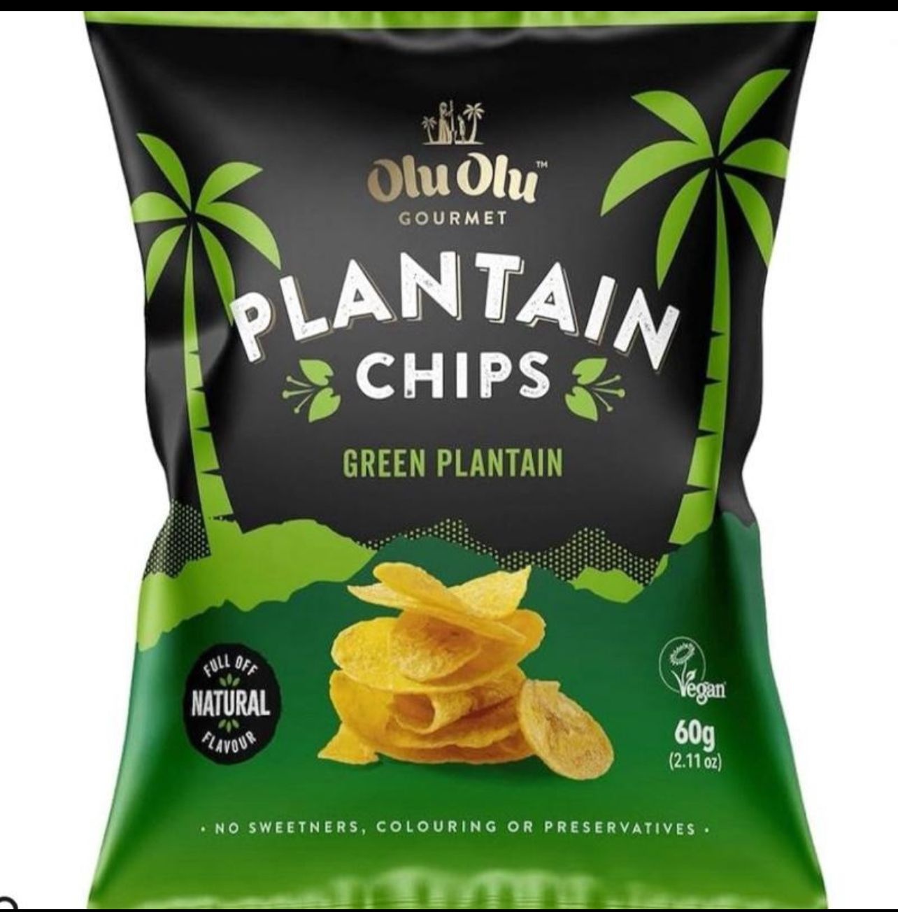 Olu Olu plantain chip 60g - 1 box - 1 pack 60g