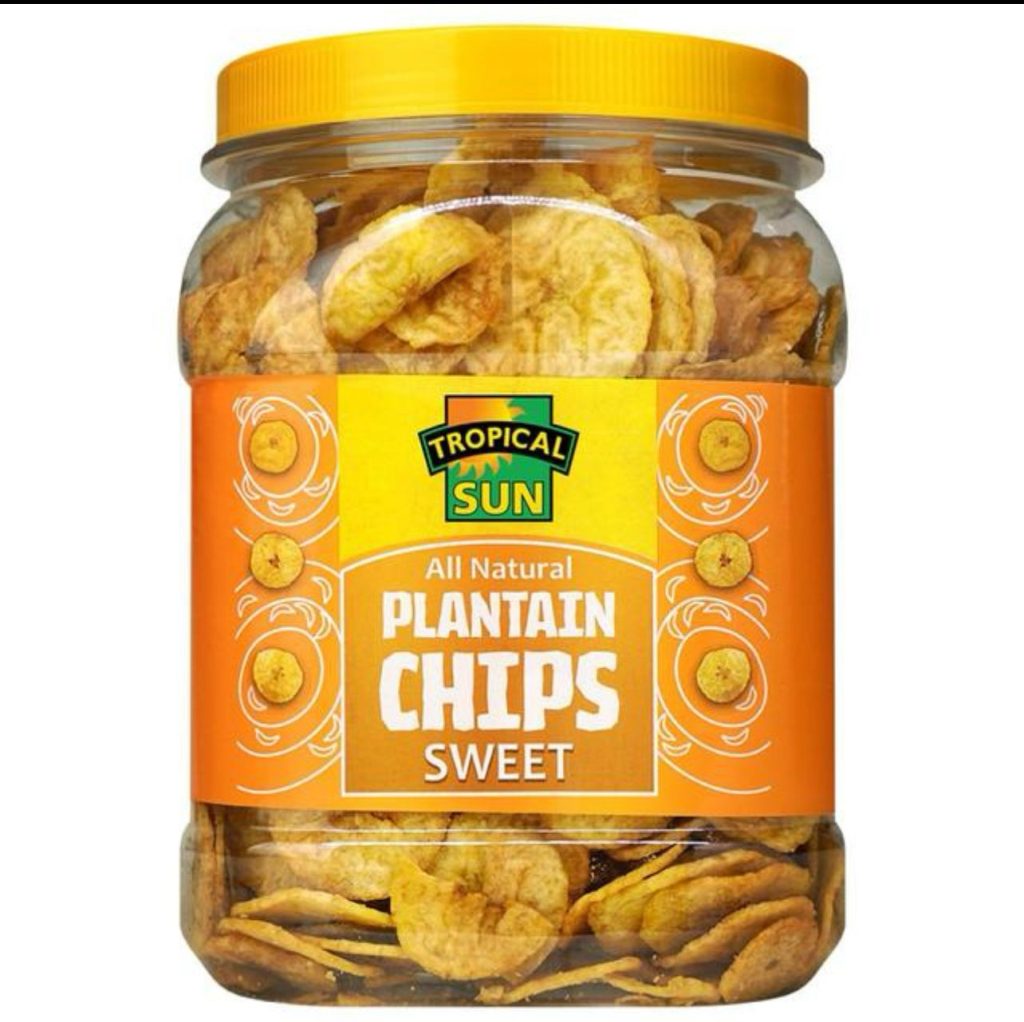 TS Plantain Chips lightly salted  -450g ( Jars)