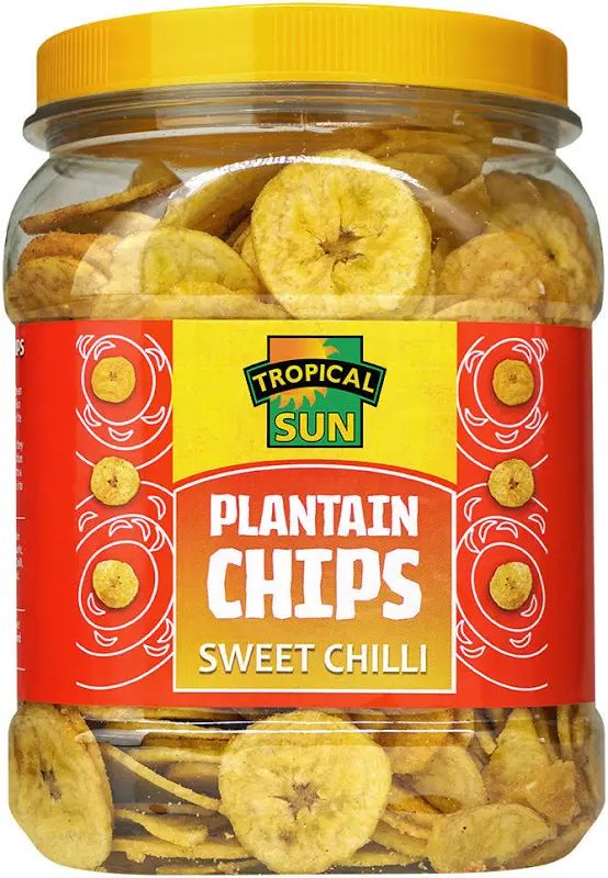 TS Plantain Chips lightly salted  -450g ( Jars)
