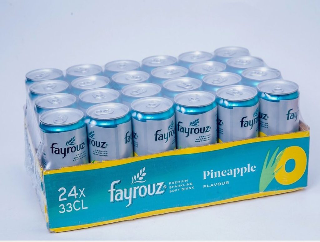 fayrouz Pineapple 33cl  (6pax - 24pax) - 24 Bottles
