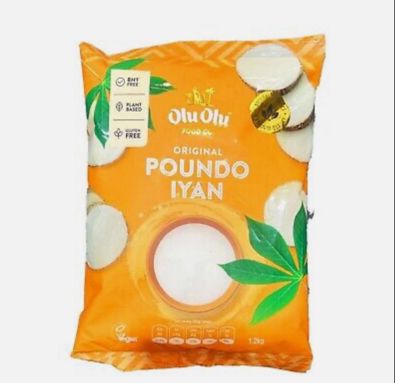 Olu Olu Pounded Yam 1.2KG -4KG ( Poundo Iyan )