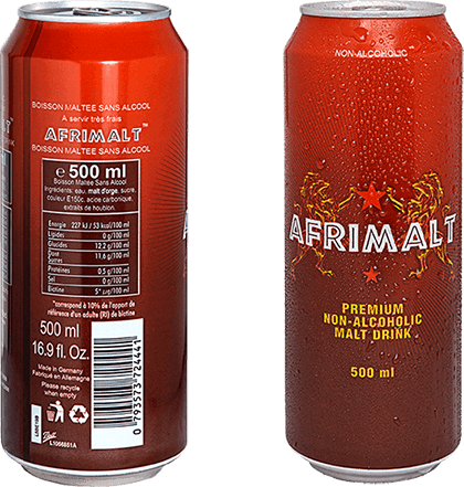 AfriMalt Can 500 ml ( 6packs)