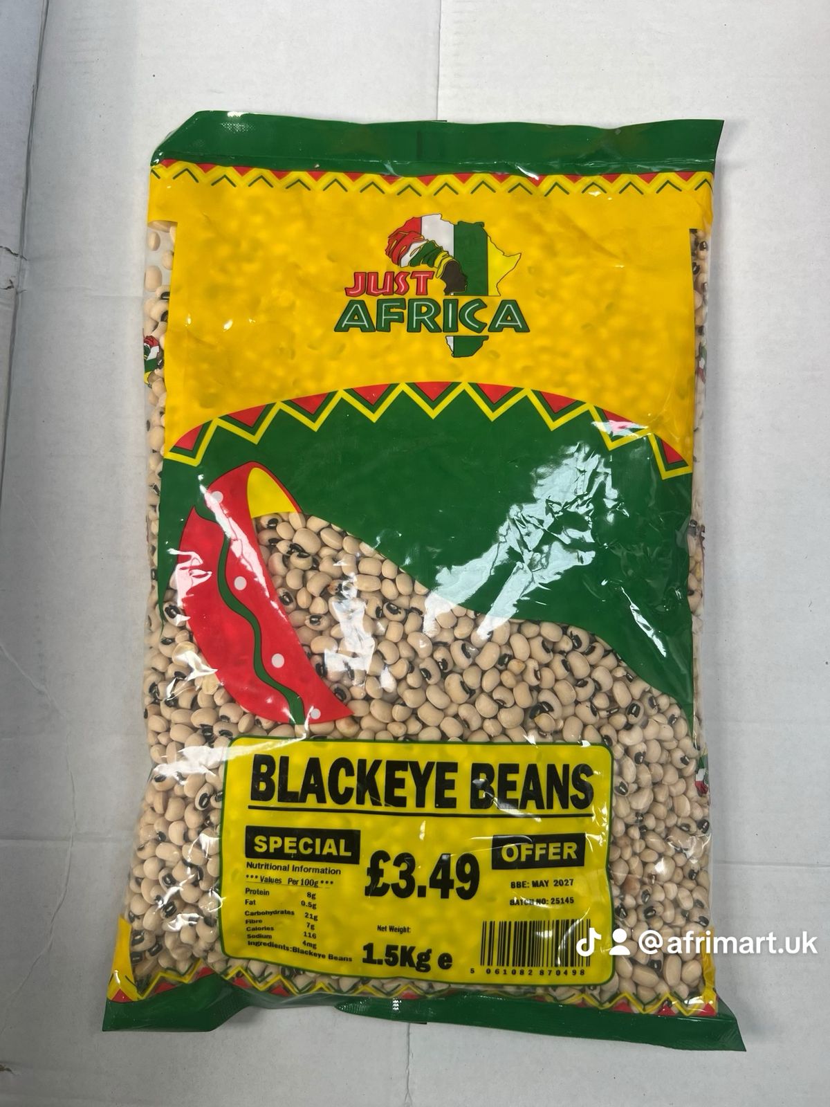 Black Eyed Beans 1.5kg