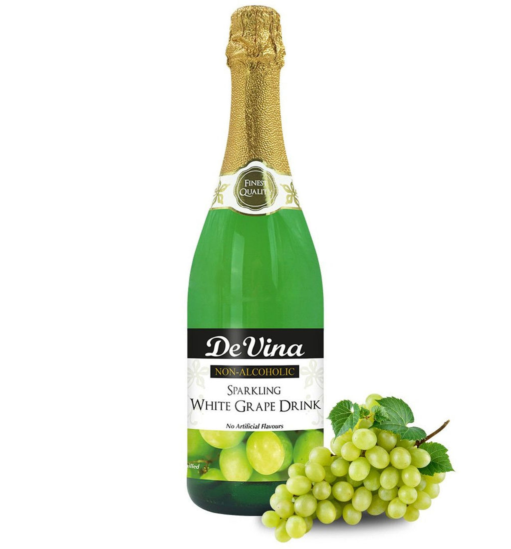 non alcoholic devina wine, 750ml ( Apple wine , Red grape, white grape, ) - Red grape, 1 Bottle
