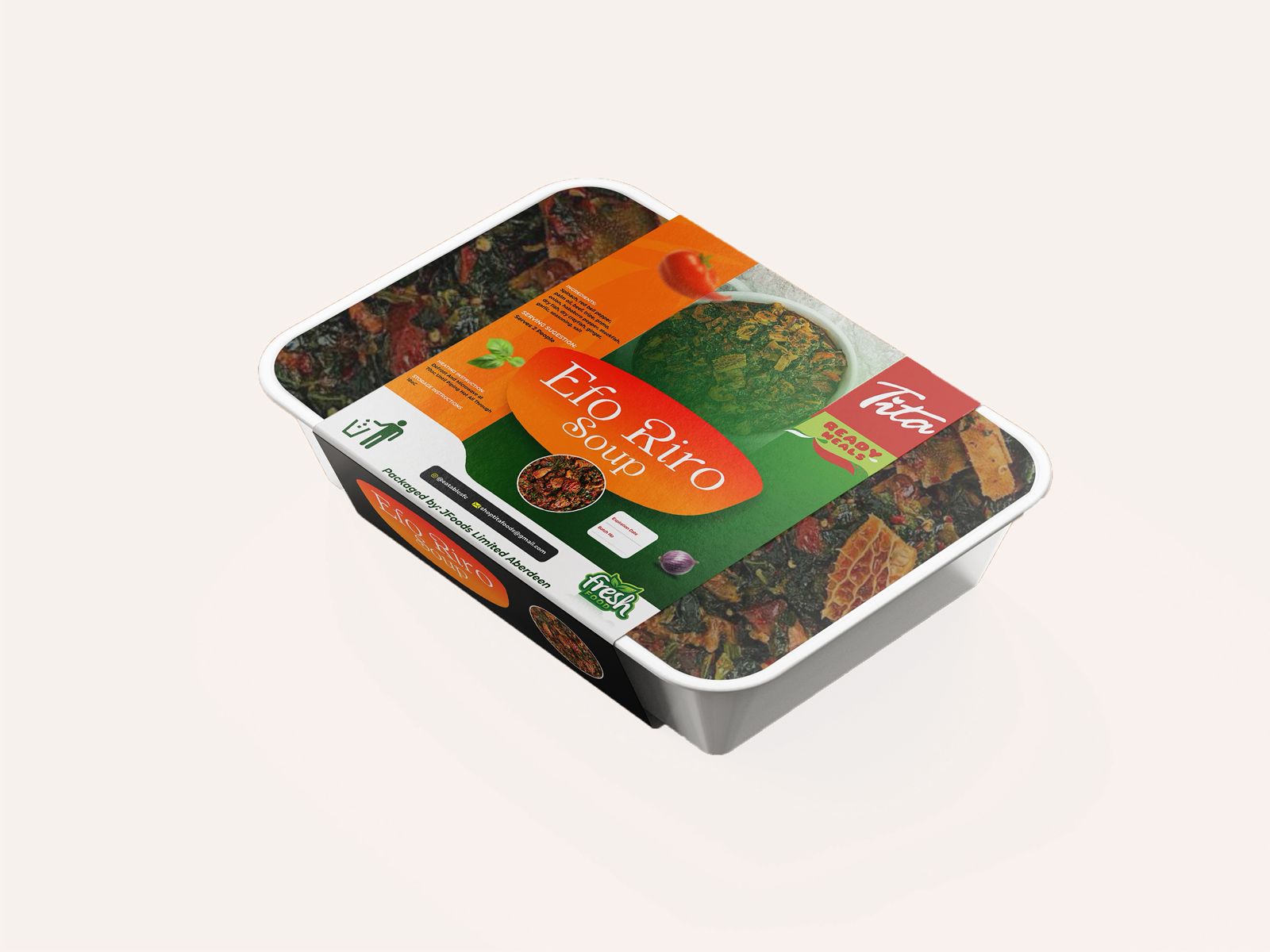 Efo Riro Soup 500ML - 1LTR ( READY TO EAT) - 1LTR