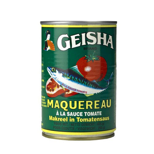 Geisha Mackerel - 155g - Green can