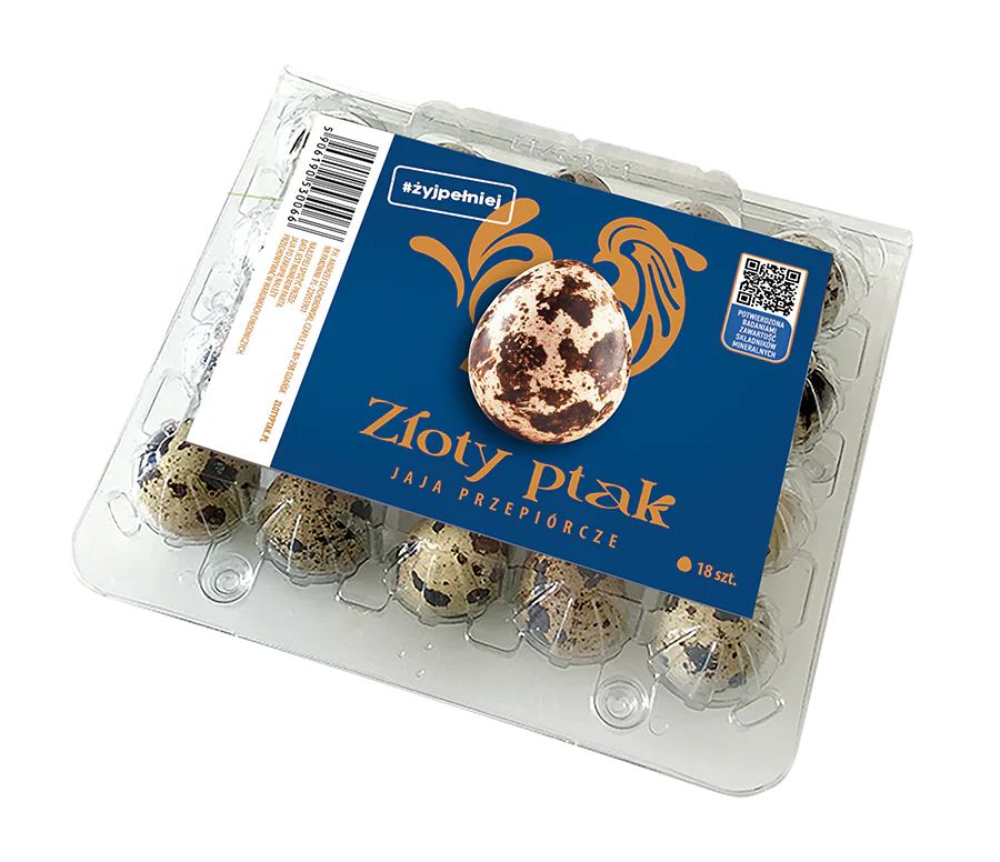 Golden Bird -Quail eggs 18pcs